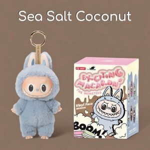 Labubu The Monsters Exciting Macaron Vinyl Face Plush Pendant - Sea Salt Coconut